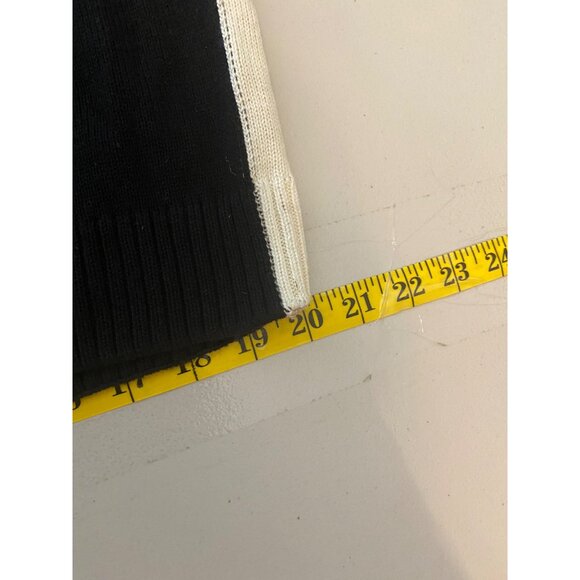 Charter Club Black Sweater Dog Design Button Shoulder Detail XL - Picture 9 of 10